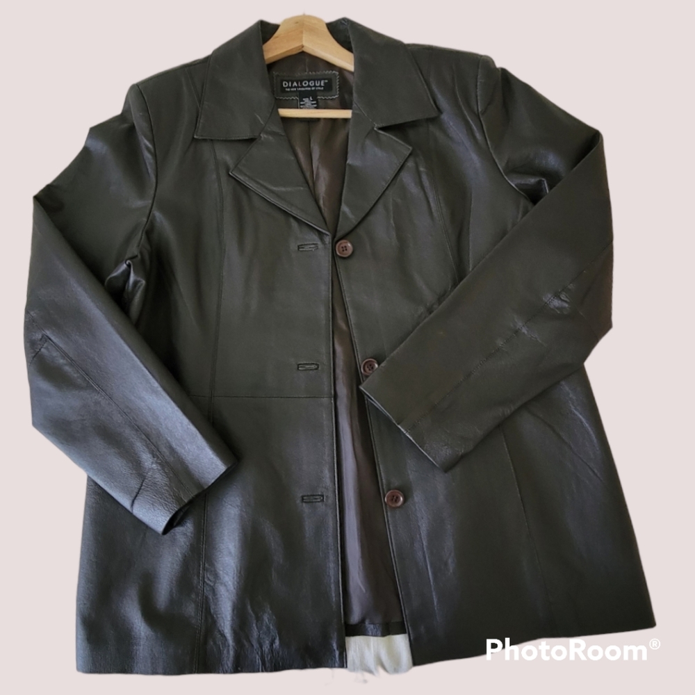 Leather Blazer